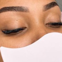 Brows after a henna tint